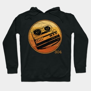 Vintage Reel to Reel Tape Recorder Hoodie